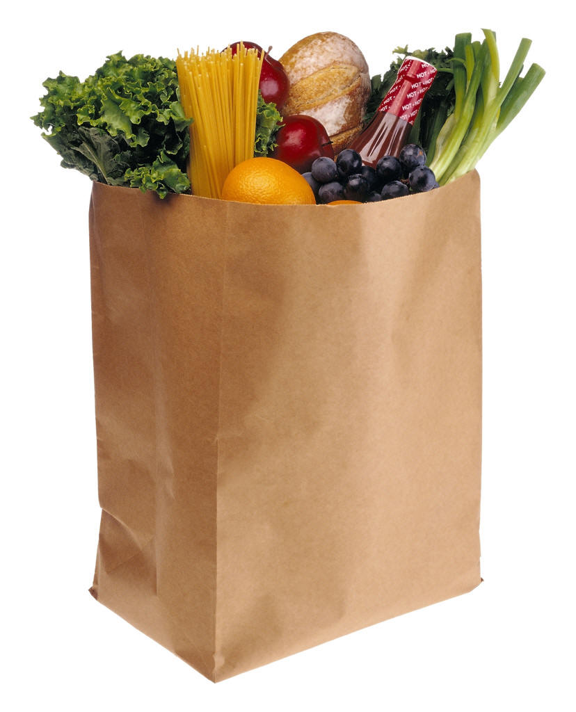 Grocery-bag full