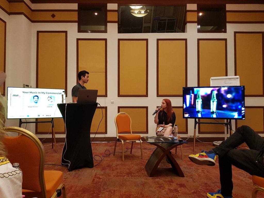 Seppll Kretz and Lucia at Mastering the Music Business 2021 #MMB2021