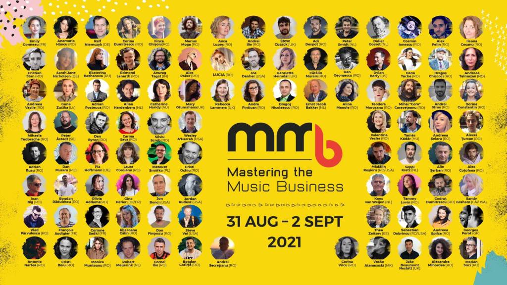 All speakers at Mastering the Music Business 2021 #MMB2021